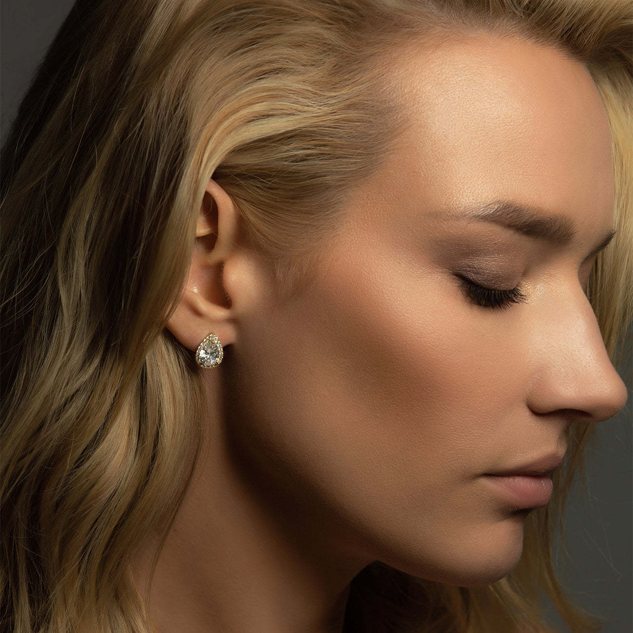 Teardrop Studs 18K Gold Plated Jewelry Set | Mix Mix Style [Hot Seller]-Mix MIx Style