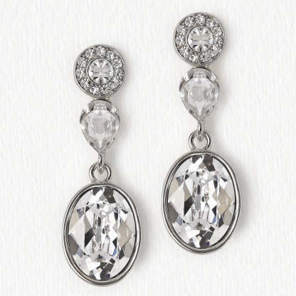 Astrid Moisssanite Drop Earrings | Mix Mix Style [Hot Seller]-Mix MIx Style