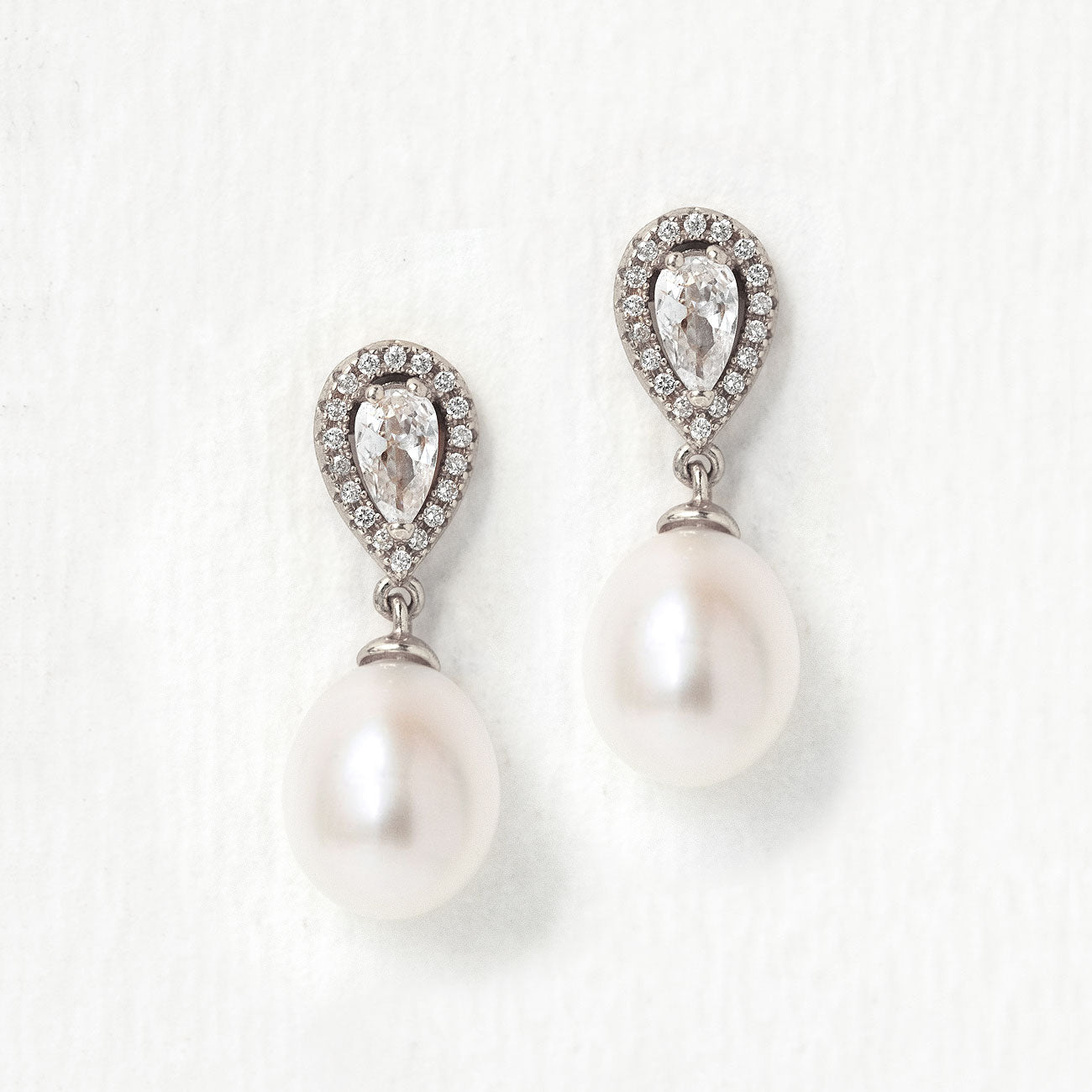Akoya Pearl Drop Moissanite s925 Sterling Silver Earrings | Mix Mix Style [Hot Seller]-Mix MIx Style