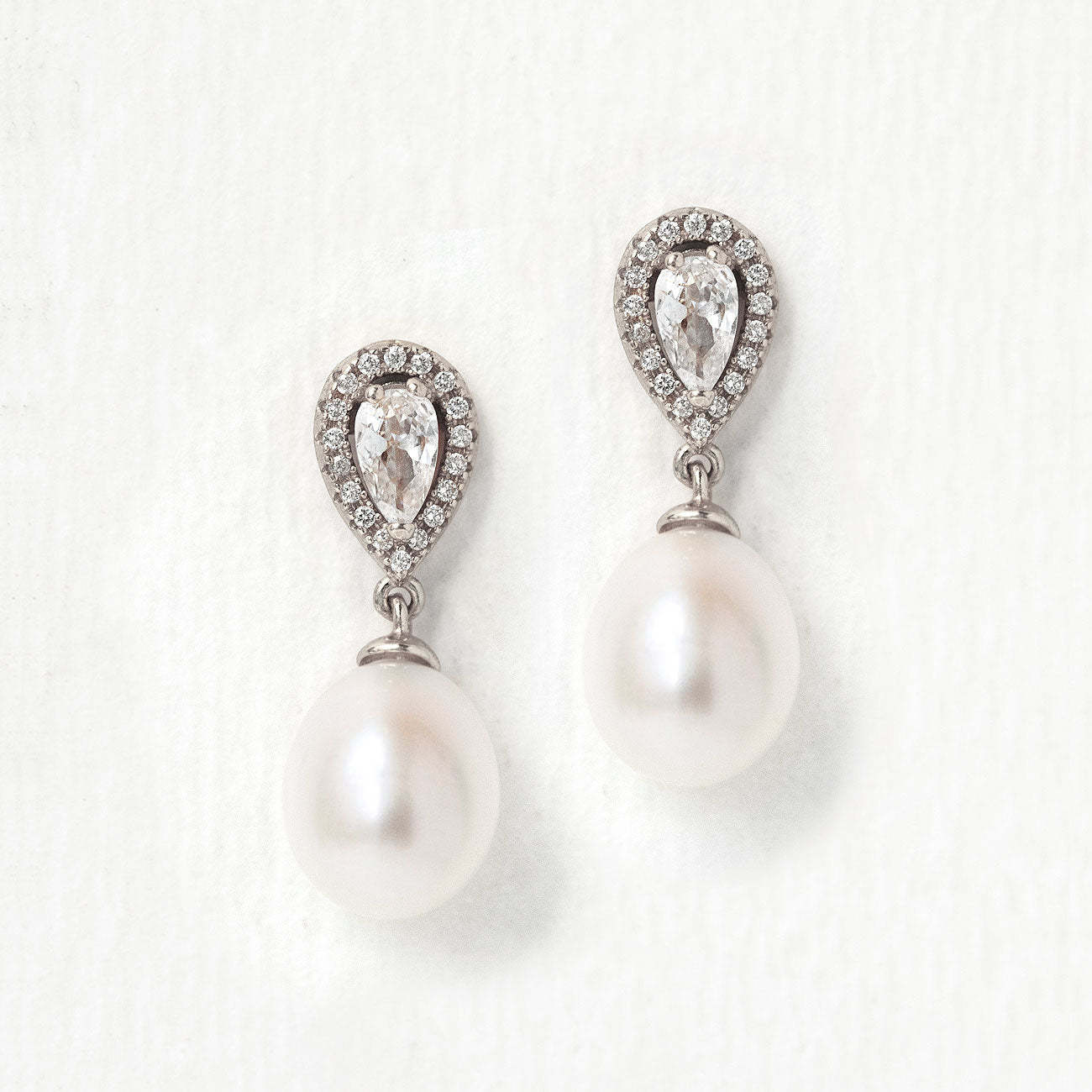 Akoya Pearl Drop Moissanite s925 Sterling Silver Earrings | Mix Mix Style [Hot Seller]-Mix MIx Style