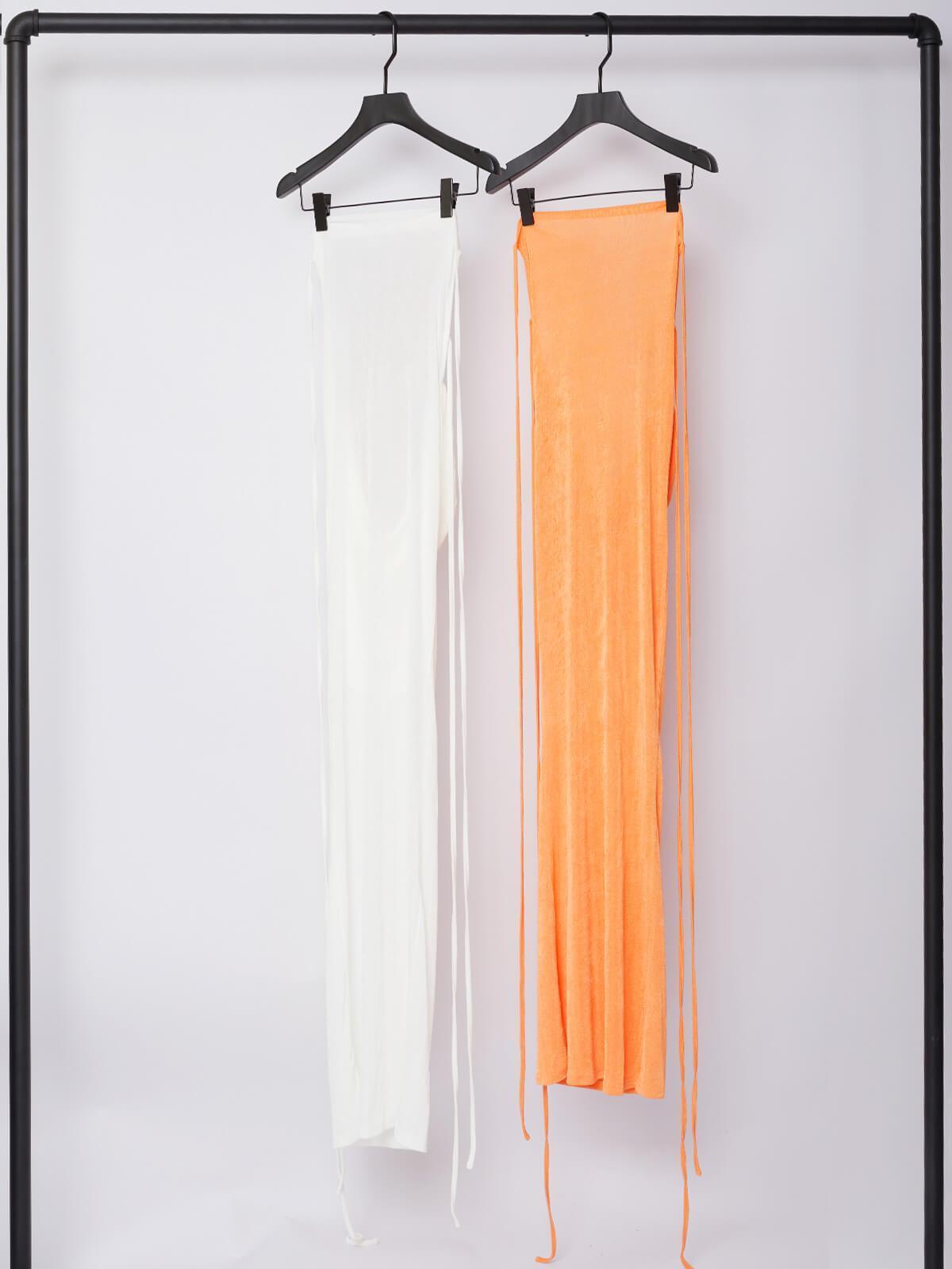 Egypt Backless Maxi Dress In White-Mix MIx Style