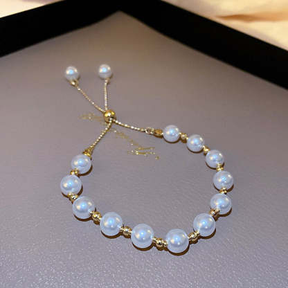 Elegant Akoyaa Pearl 18k Gold Plated Bracelet | Mix Mix Style [Hot Seller]-Mix MIx Style
