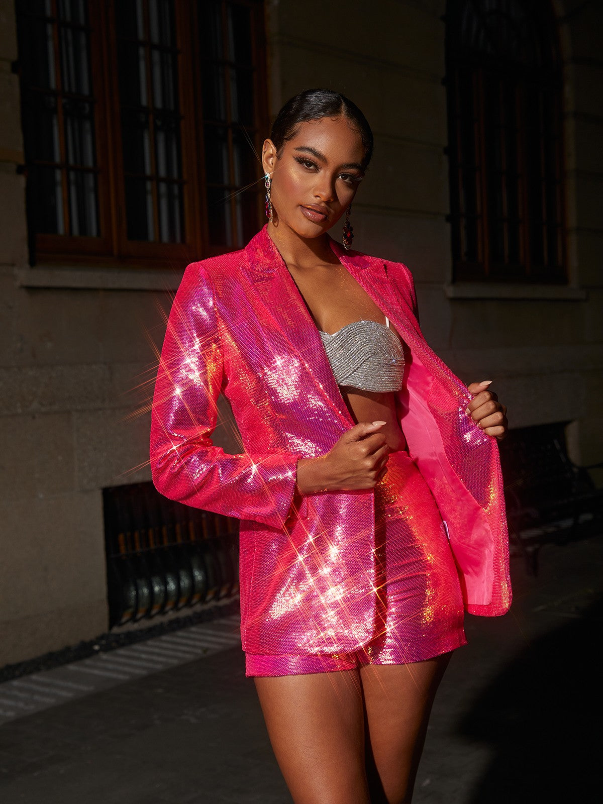 Crystal Top In Silver | Mix Mix Style [Hot Seller]-Mix MIx Style