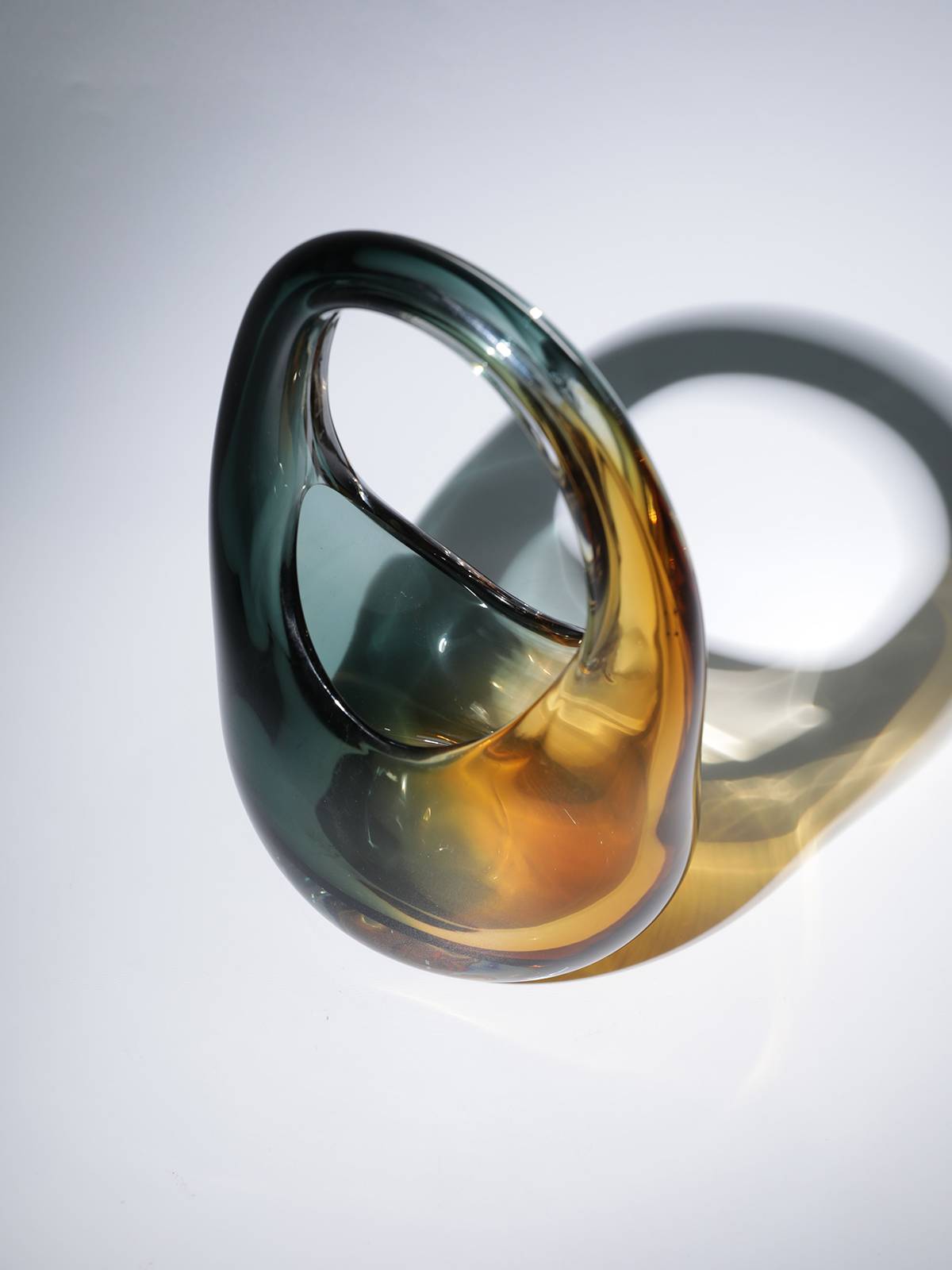 Elvira Amber Ombre Glass Bag Handbags & Evening Bags | Mix Mix Style [Hot Seller]-Mix MIx Style