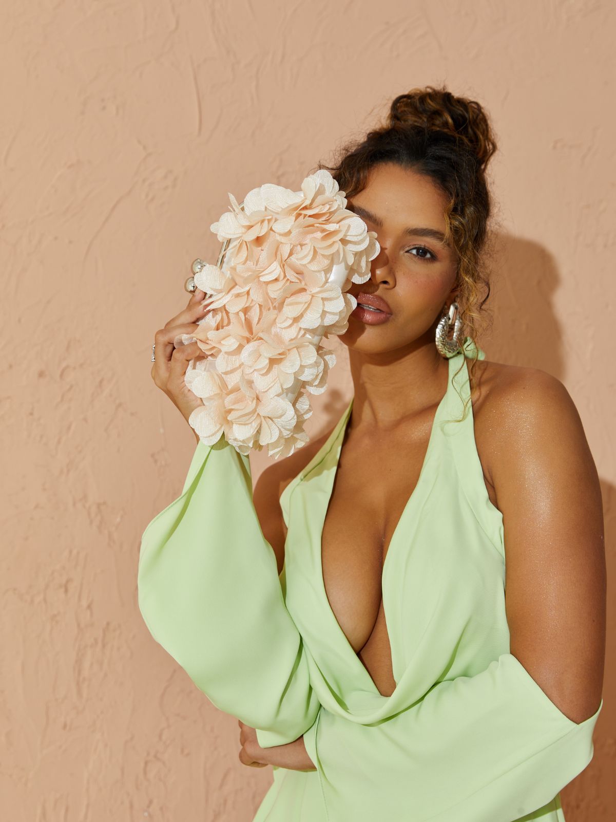 Ettore Petal Clutch Handbags & Evening Bags | Mix Mix Style [Hot Seller]-Mix MIx Style