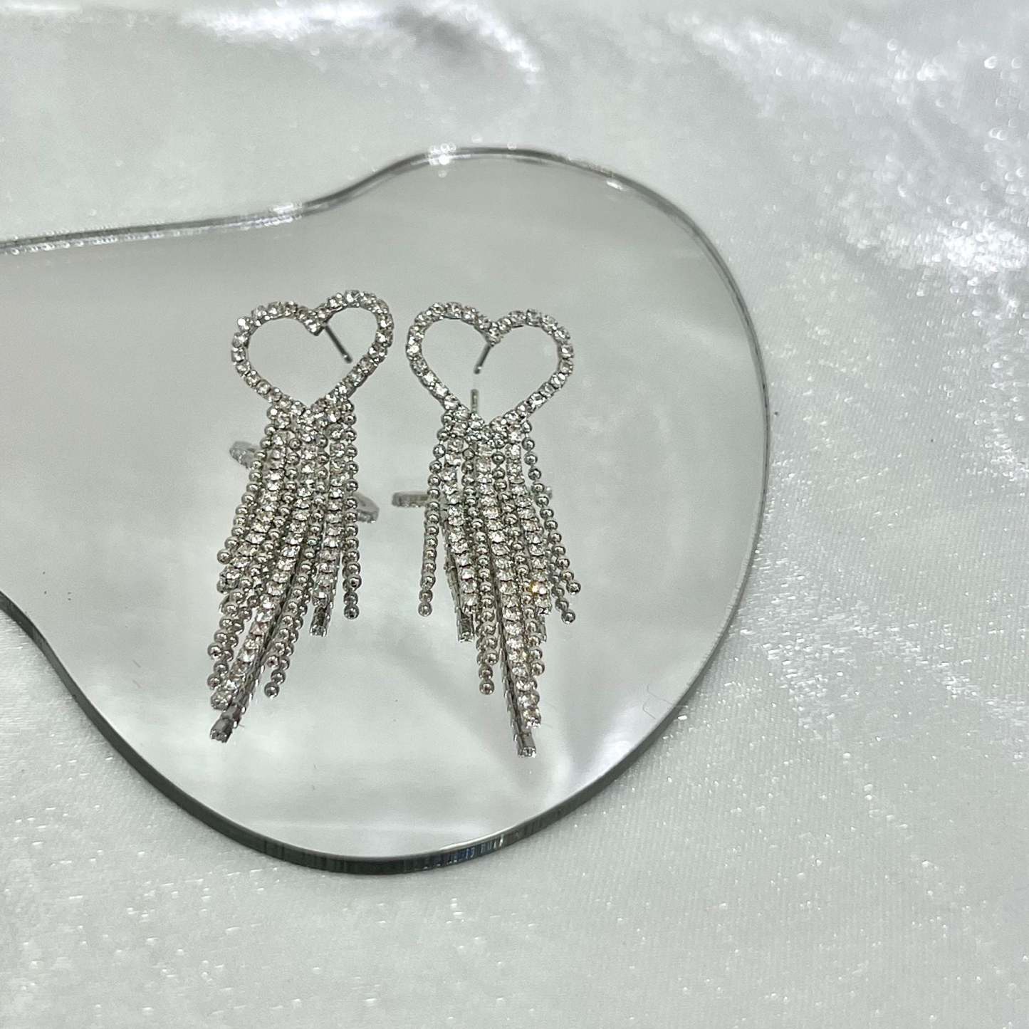 14K Gold Plated 925 Sterling Silver Tassel Long Pendant Earrings | Mix Mix Style [Hot Seller]-Mix MIx Style