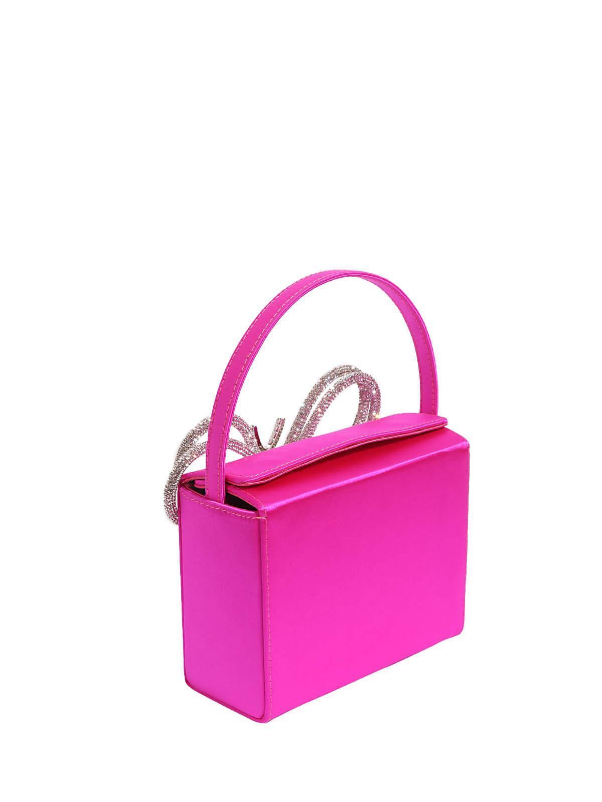 Fia Crystal Butterfly Clutch In Hot Pink-Mix MIx Style