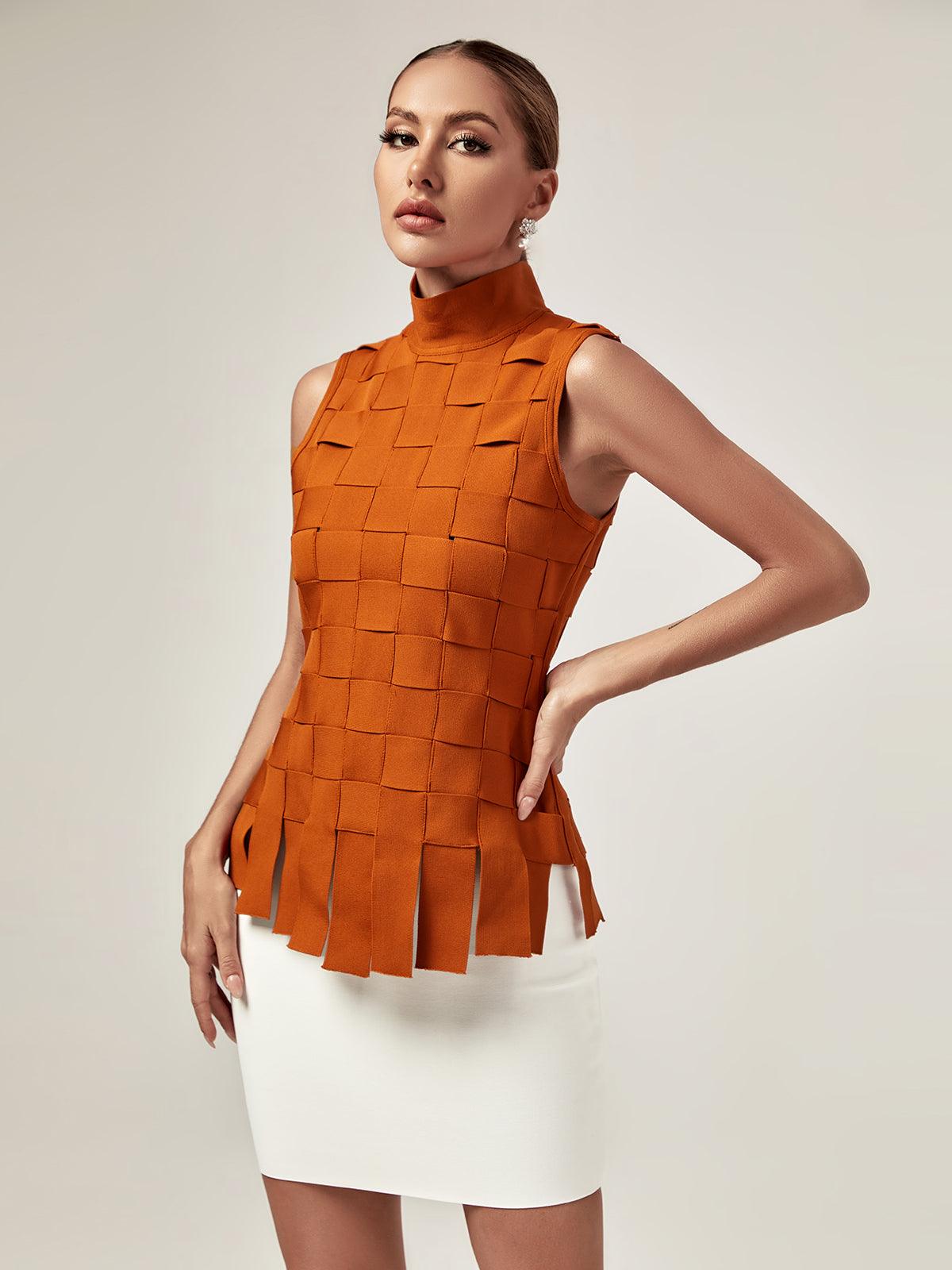 Frankie Plaid Trim Bandage Set-Mix MIx Style