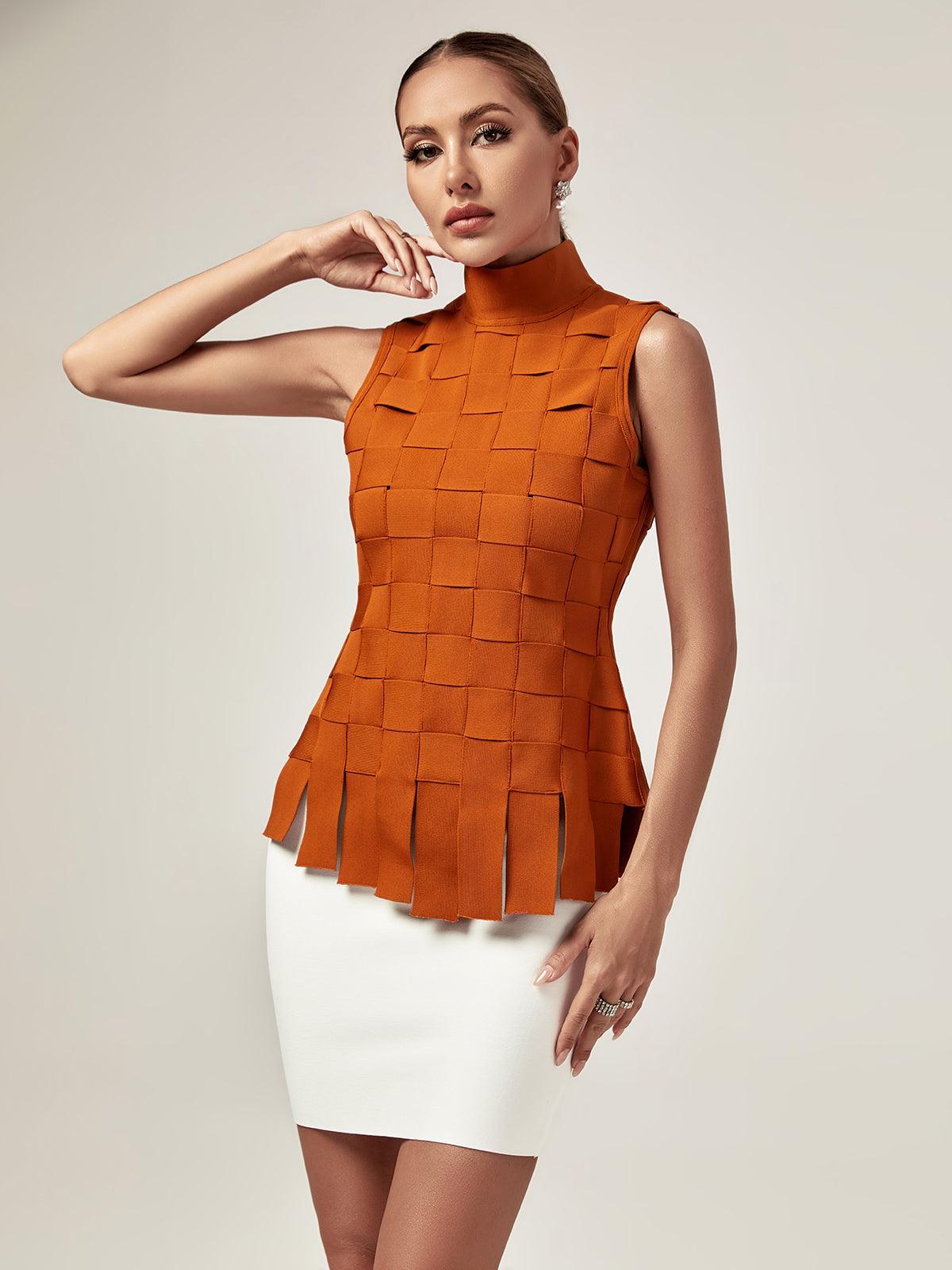 Frankie Plaid Trim Bandage Set-Mix MIx Style