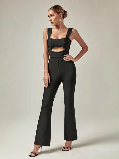 Giavanna Cutout Jumpsuit-Mix MIx Style
