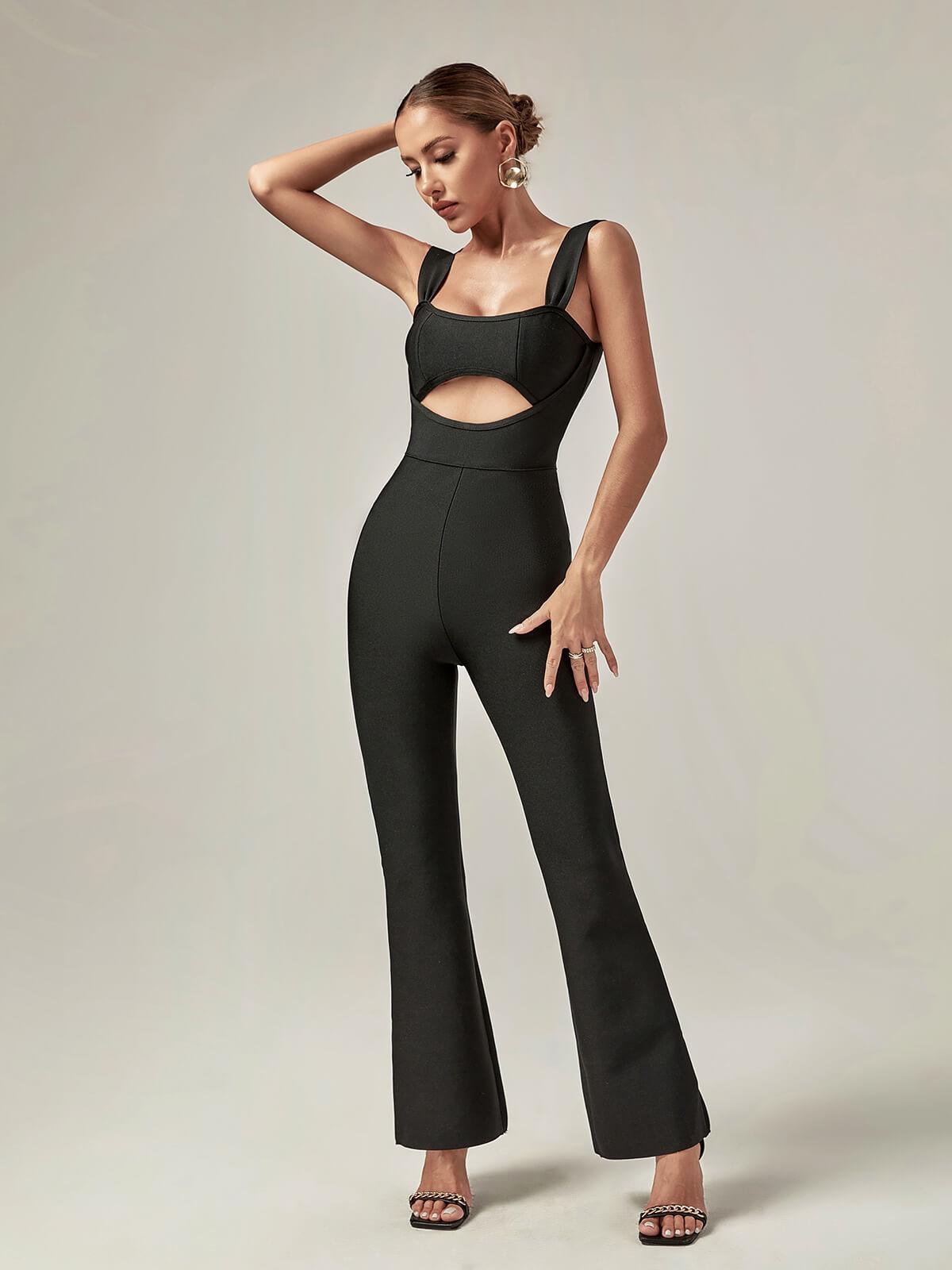 Giavanna Cutout Jumpsuit-Mix MIx Style