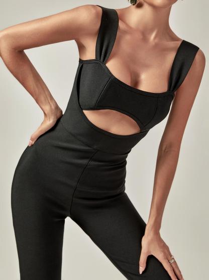 Giavanna Cutout Jumpsuit-Mix MIx Style