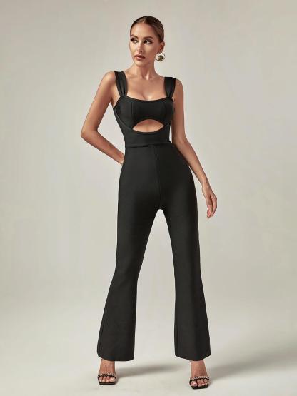 Giavanna Cutout Jumpsuit-Mix MIx Style