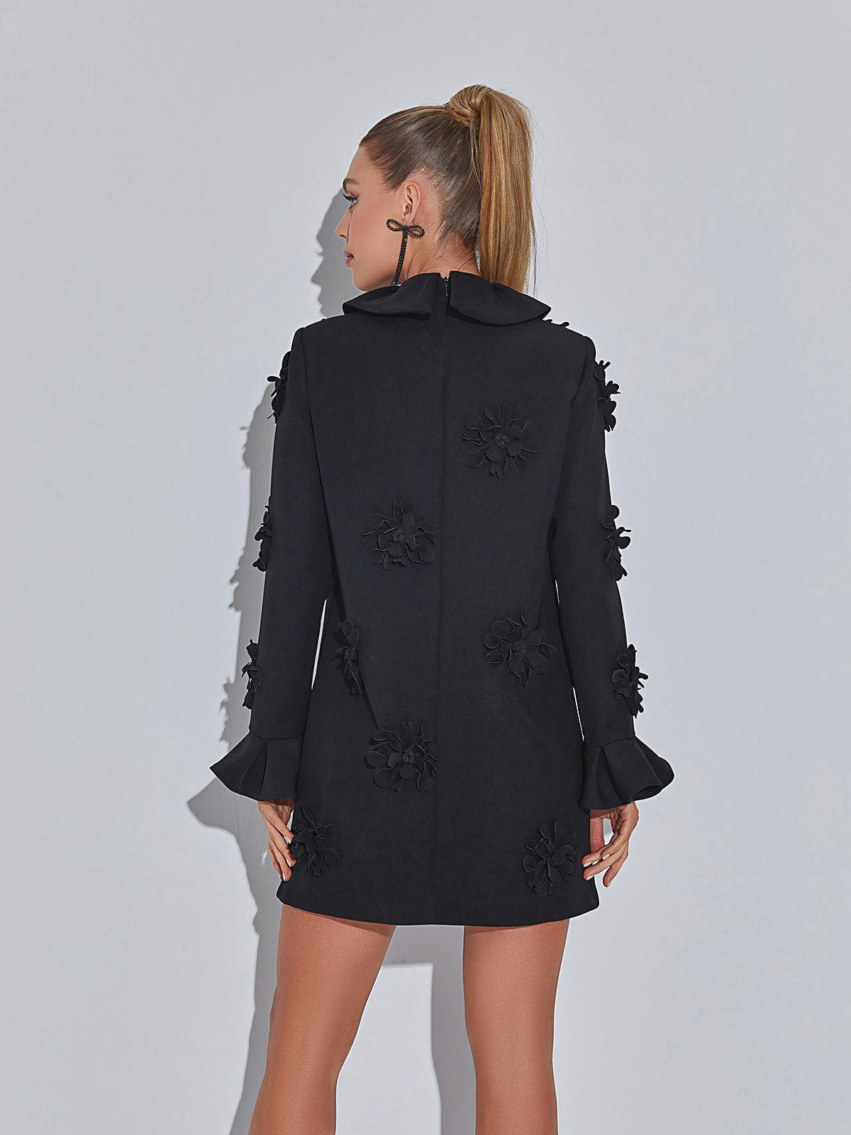 Ginny Floral Ruffle Mini Dress-Mix MIx Style