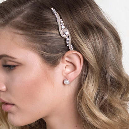 Classic Moissanite Stud 18K White Gold Earrings | Mix Mix Style [Hot Seller]-Mix MIx Style