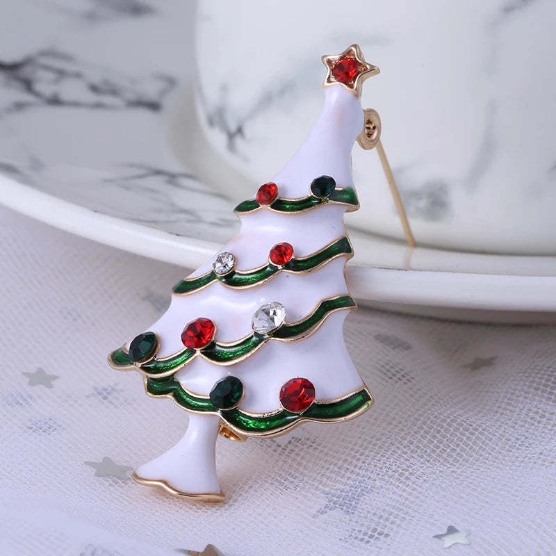 Original Christmas Diamonds Brooch Pin Gift Santa Tree Socks Snowman Gloves Garland | Mix Mix Style [Hot Seller]-Mix MIx Style