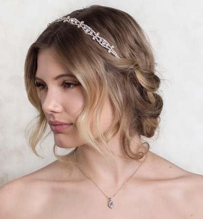 Crystal Pendant 18K White Gold Necklace | Mix Mix Style [Hot Seller]-Mix MIx Style