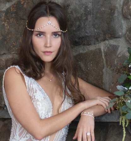 Marquise Crystal 18K Gold Plated Headpiece | Mix Mix Style [Hot Seller]-Mix MIx Style