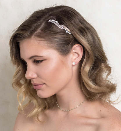 Pearl Stud 18K White Gold Earrings | Mix Mix Style [Hot Seller]-Mix MIx Style