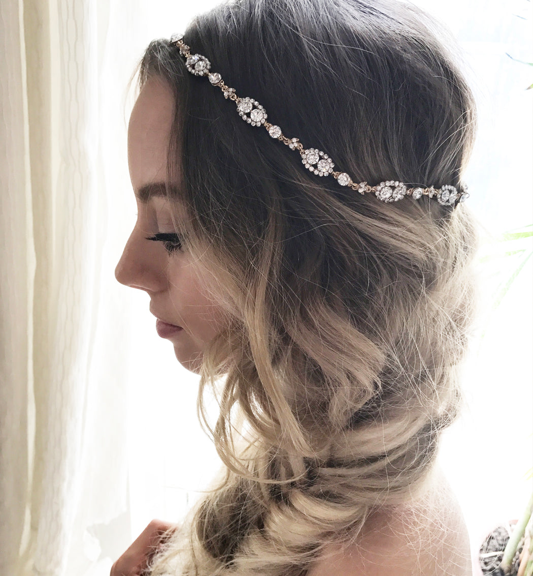 Crystal Halo 18K White Gold Wreath | Mix Mix Style [Hot Seller]-Mix MIx Style