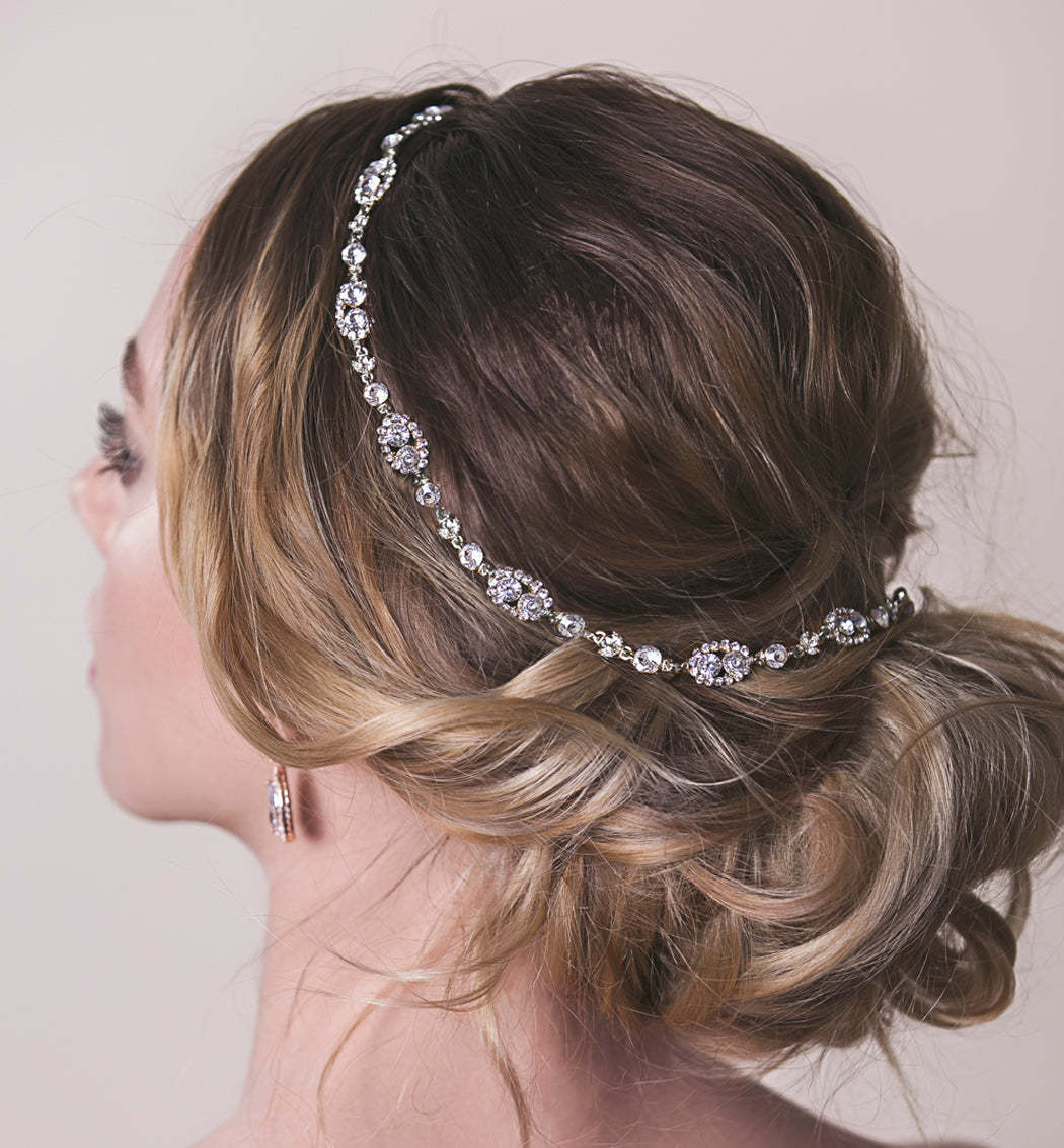 Crystal Halo 18K White Gold Wreath | Mix Mix Style [Hot Seller]-Mix MIx Style