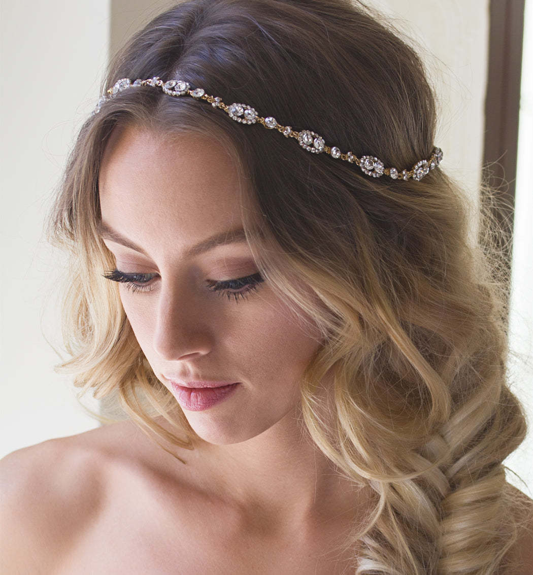 Crystal Halo 18K White Gold Wreath | Mix Mix Style [Hot Seller]-Mix MIx Style