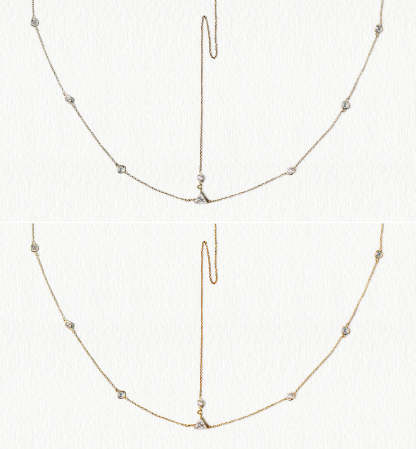 Dainty Crystal 18K White Gold Headpiece | Mix Mix Style [Hot Seller]-Mix MIx Style