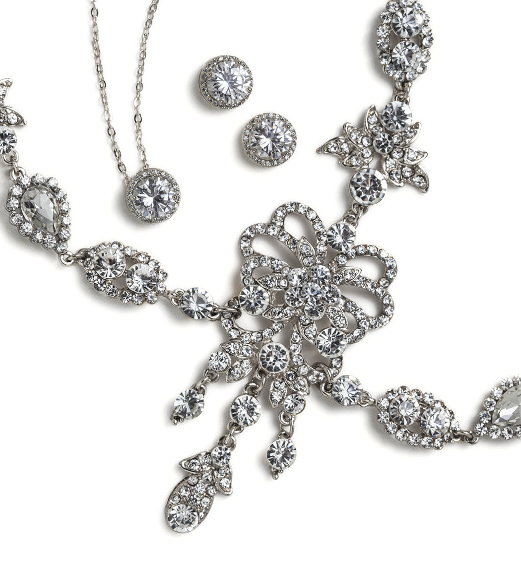 Moissanite 18K White Gold Headpiece | Mix Mix Style [Hot Seller]-Mix MIx Style