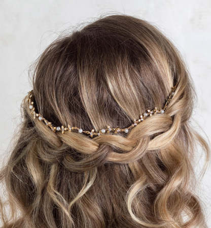 Pearl 18K Gold Plated Headband | Mix Mix Style [Hot Seller]-Mix MIx Style