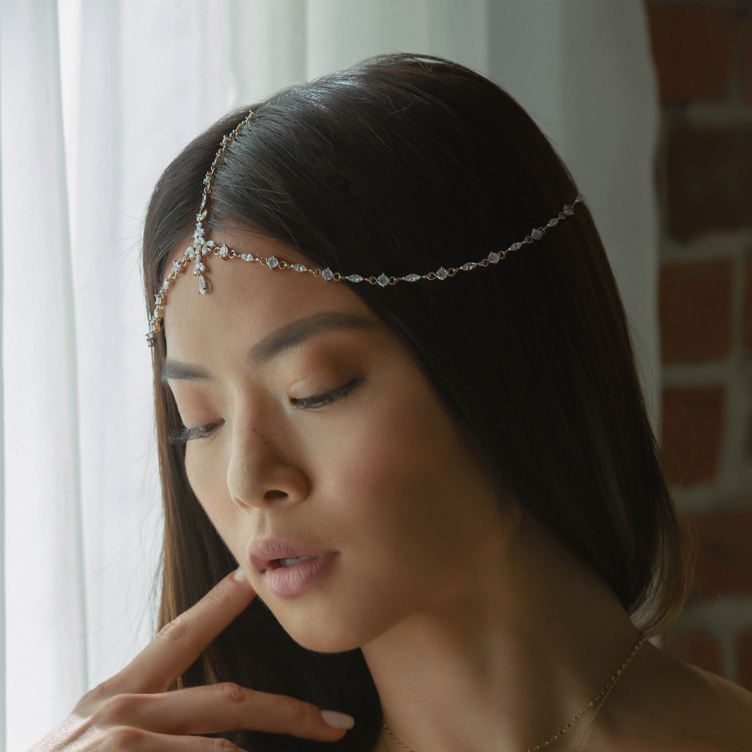 Marquise Tikka 18K Gold Plated Headpiece | Mix Mix Style [Hot Seller]-Mix MIx Style
