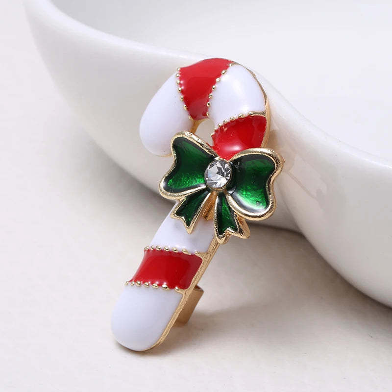 Original Christmas Diamonds Brooch Pin Gift Santa Tree Socks Snowman Gloves Garland | Mix Mix Style [Hot Seller]-Mix MIx Style