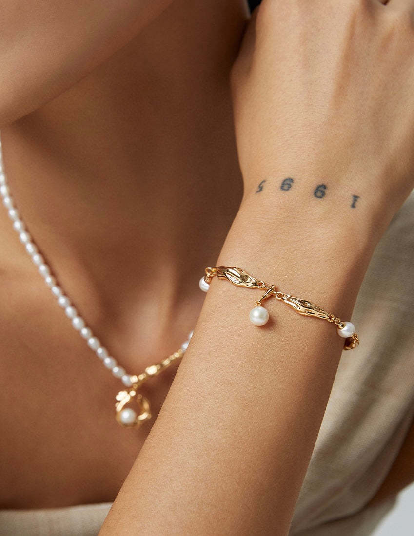 Simple and Sweet Akoya Pearl Bracelet | Mix Mix Style [Hot Seller]-Mix MIx Style