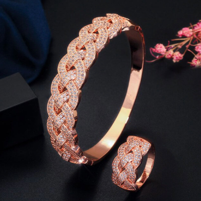 Sparkling Intertwined Jewelry Set-Mix MIx Style