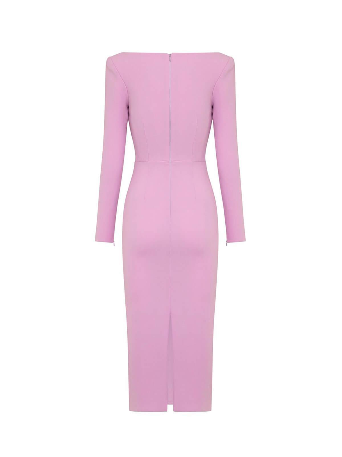 Isobel Long Sleeve Cutout Bandage Dress-Mix MIx Style