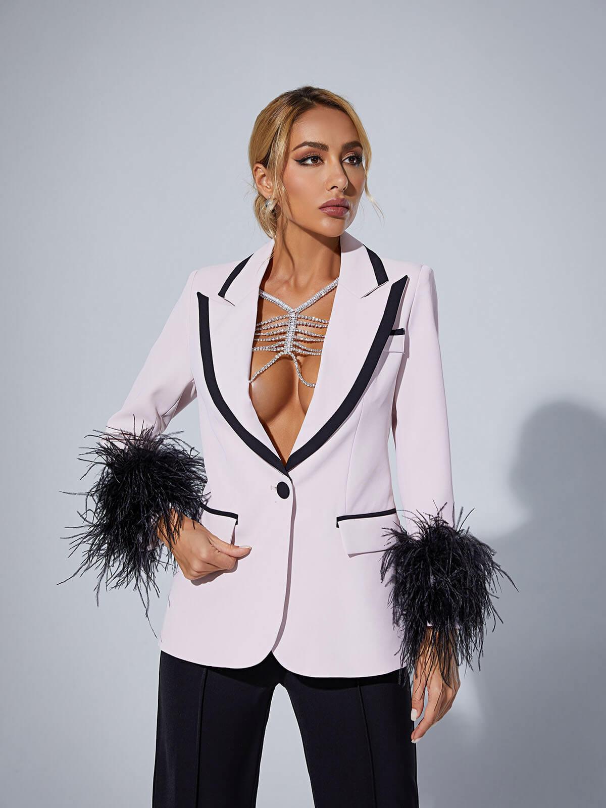 James Halterneck Body Chain Top In Silver-Mix MIx Style