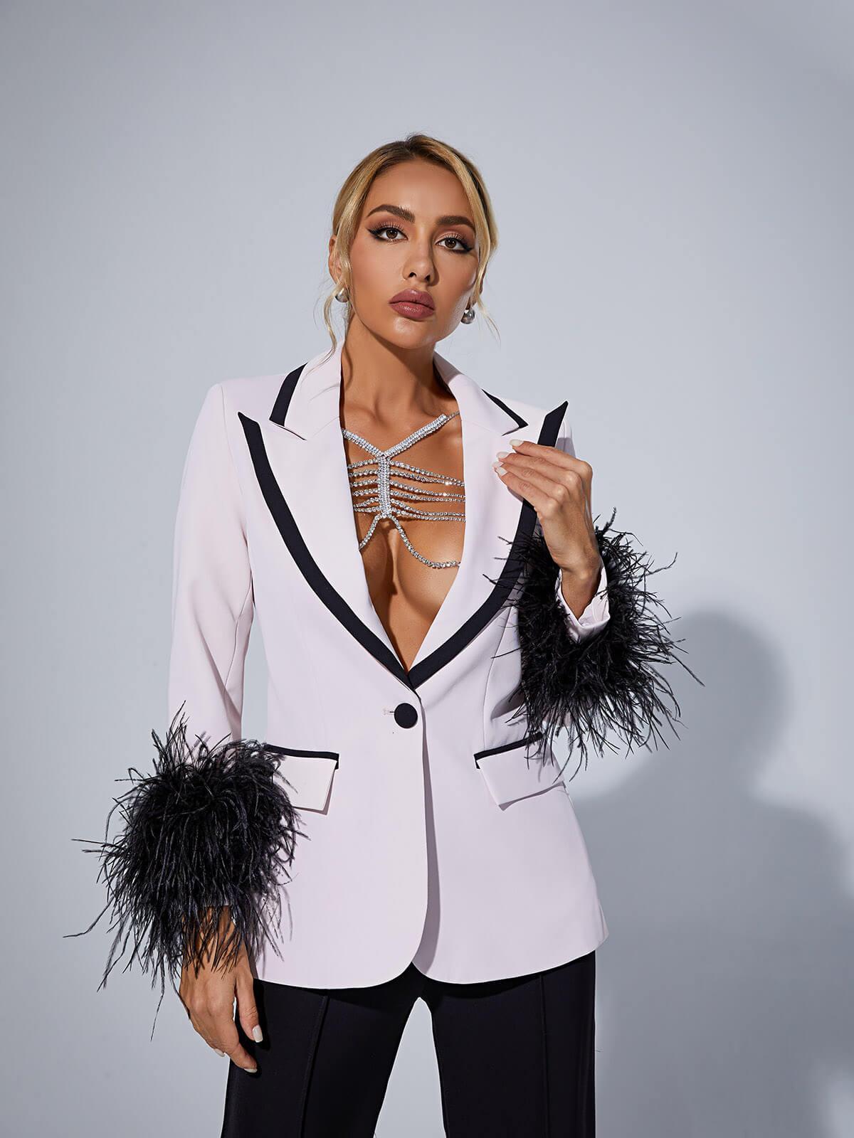 James Halterneck Body Chain Top In Silver-Mix MIx Style