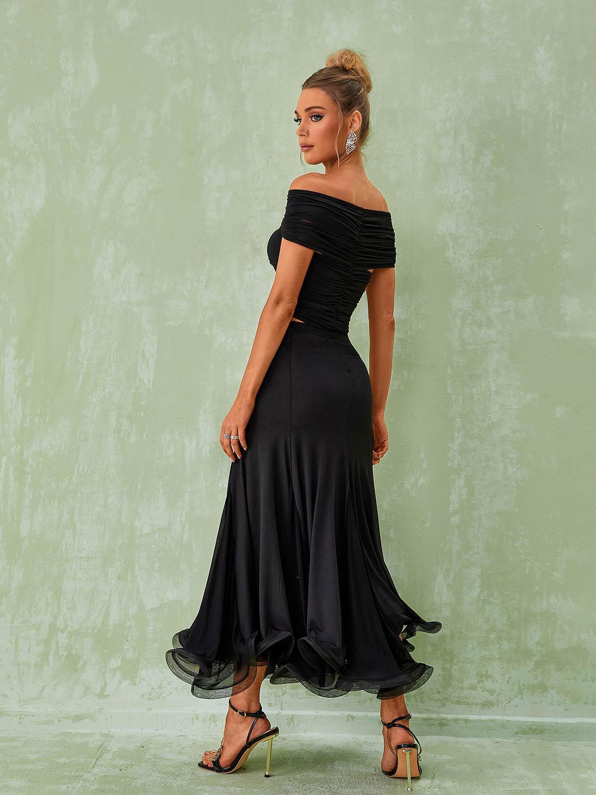 Black Midi Bell Skirt  | Mix Mix Style [Hot Seller]-Mix MIx Style