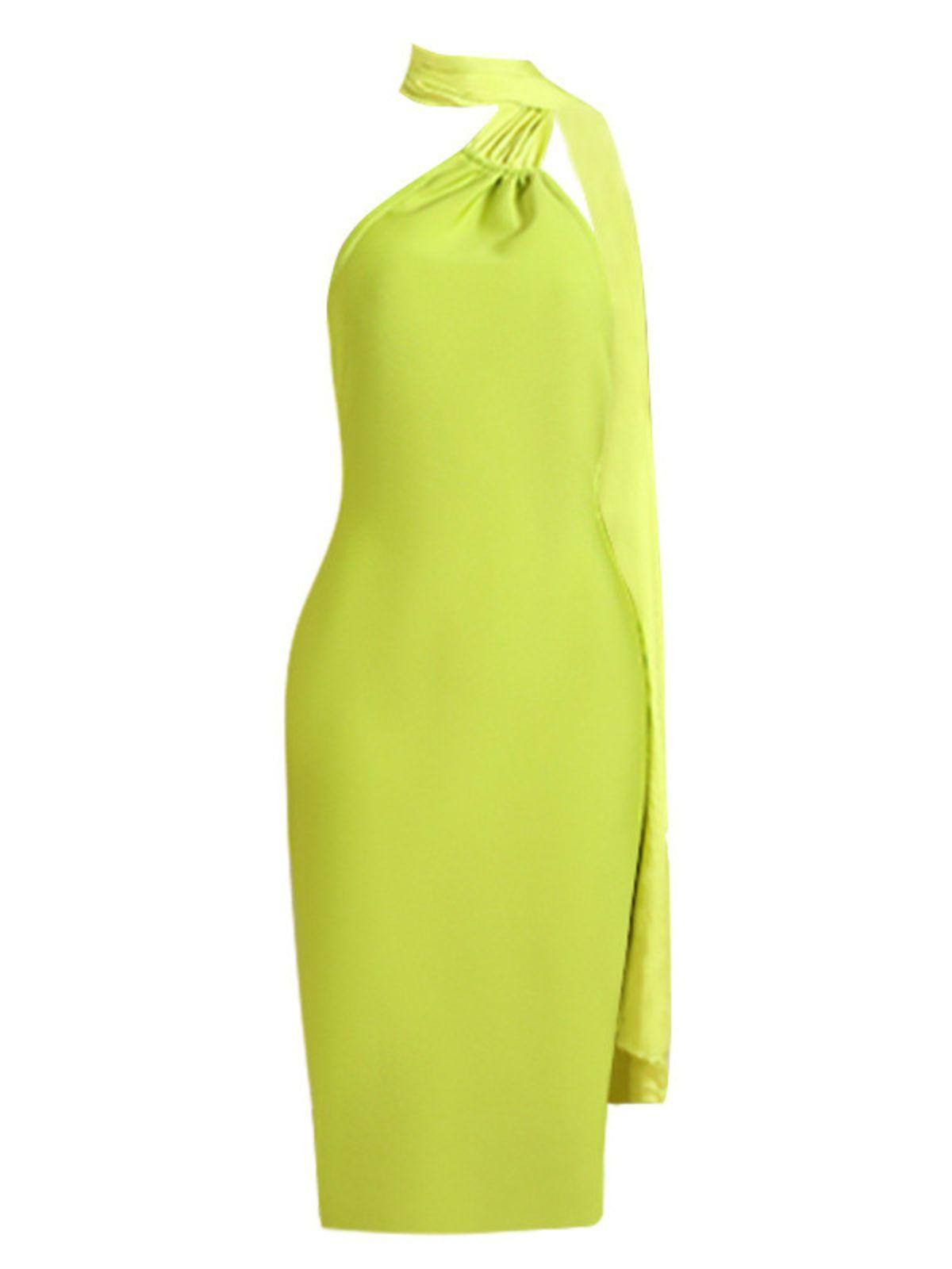 Kinga Halterneck Bandage Midi Dress-Mix MIx Style