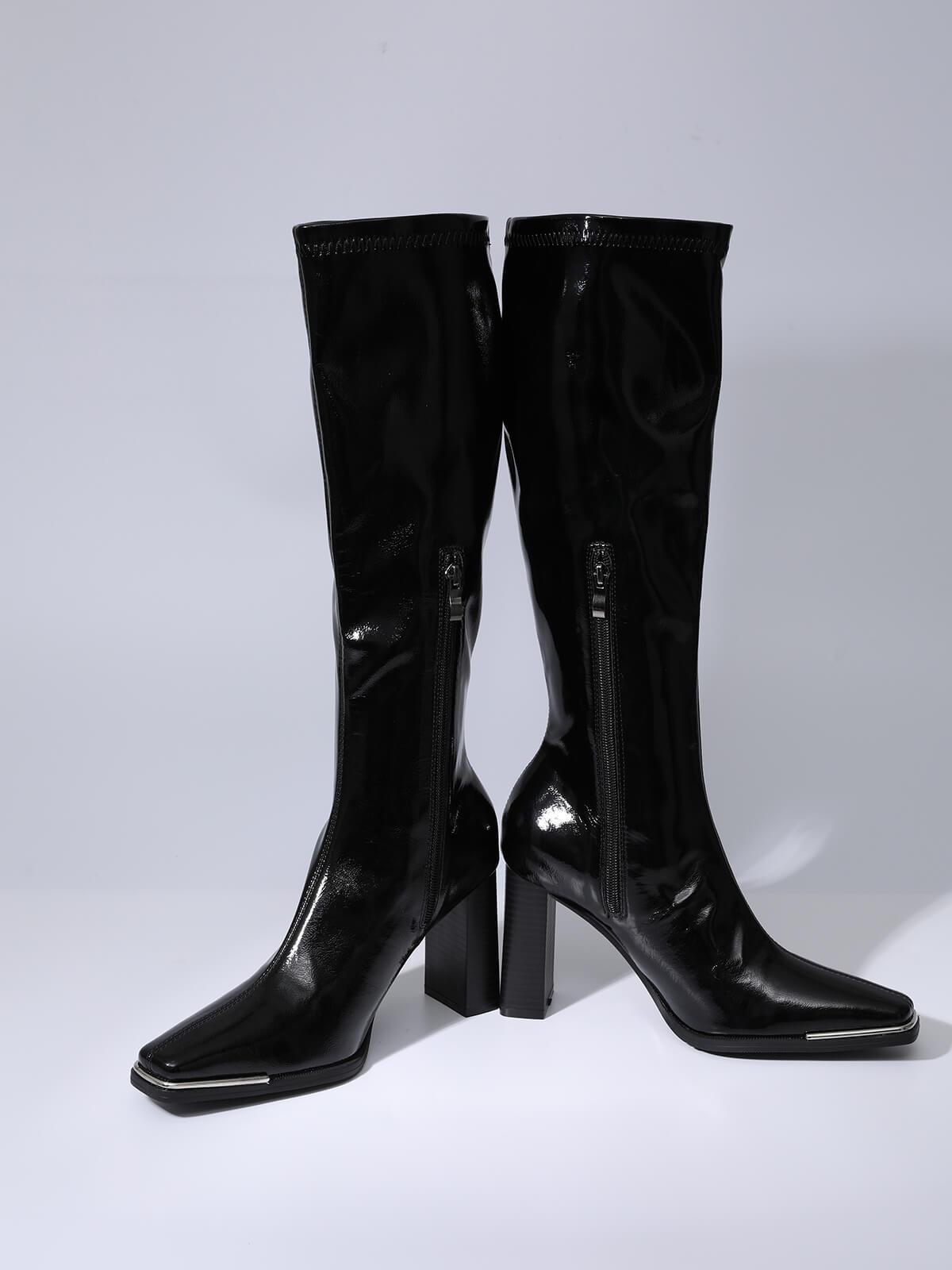 Leanne Knee High Boots-Mix MIx Style