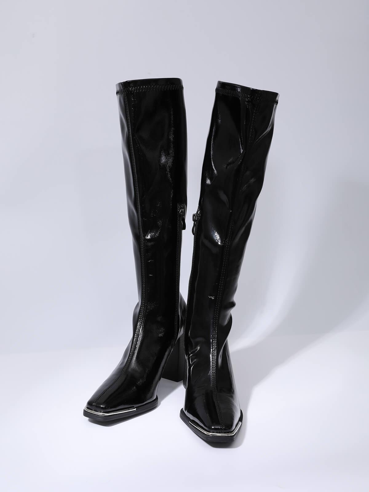 Leanne Knee High Boots-Mix MIx Style