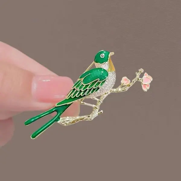Lovely Pearl Diamonds Trendy Brooch Pins Animals Bird Butterfly Bee | Mix Mix Style [Hot Seller]-Mix MIx Style