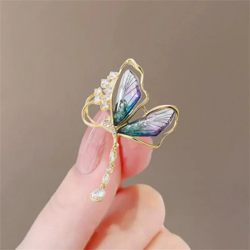 Lovely Pearl Diamonds Trendy Brooch Pins Animals Bird Butterfly Bee | Mix Mix Style [Hot Seller]-Mix MIx Style