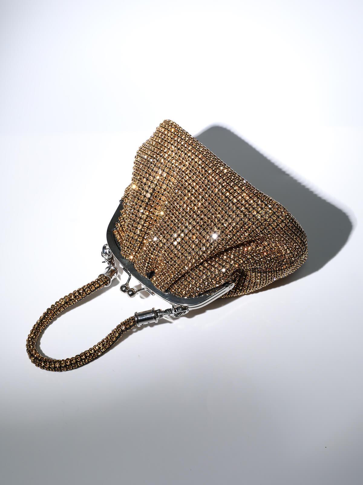 Mairead Shell Clutch In Gold-Mix MIx Style