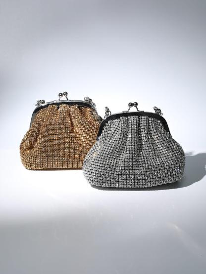 Mairead Shell Clutch In Gold-Mix MIx Style