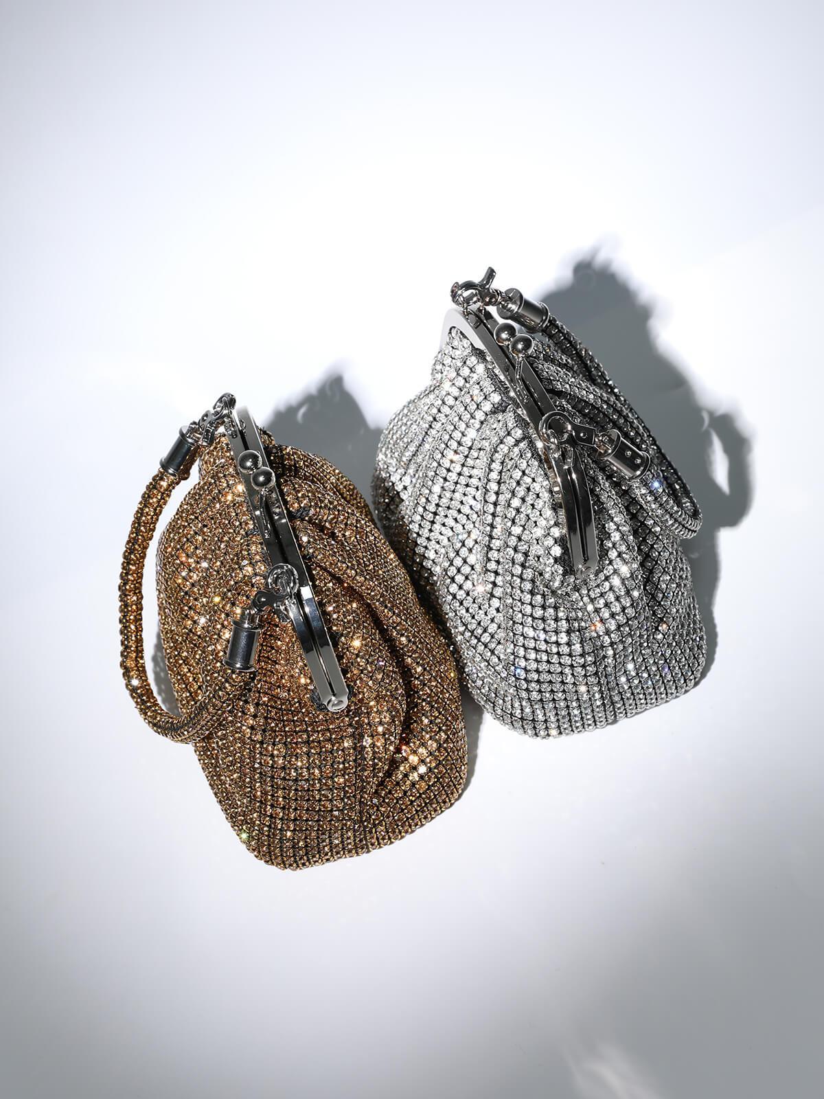 Mairead Shell Clutch In Gold-Mix MIx Style