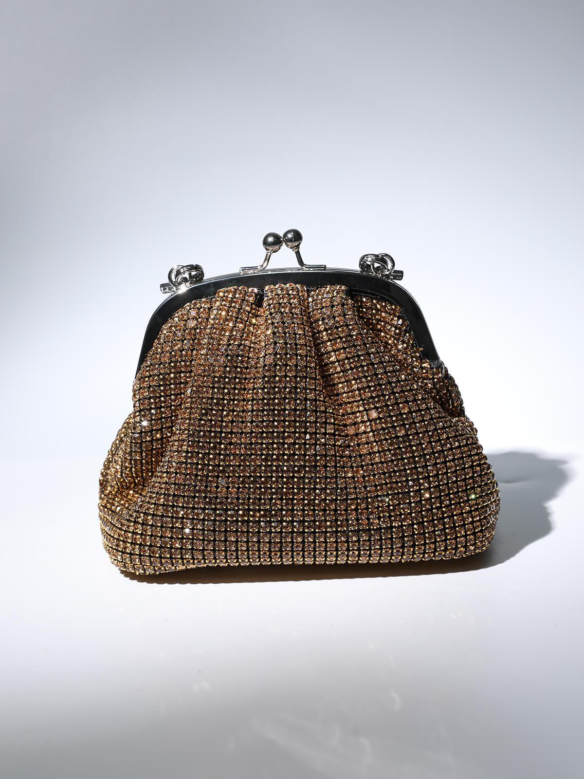 Mairead Shell Clutch In Gold-Mix MIx Style