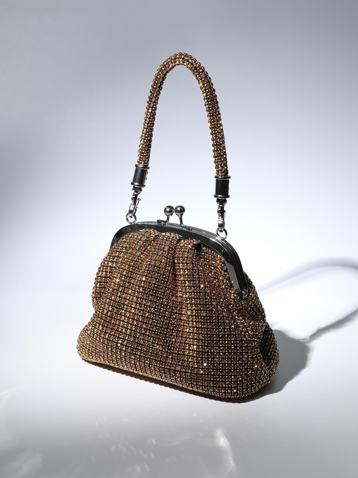 Mairead Shell Clutch In Gold-Mix MIx Style