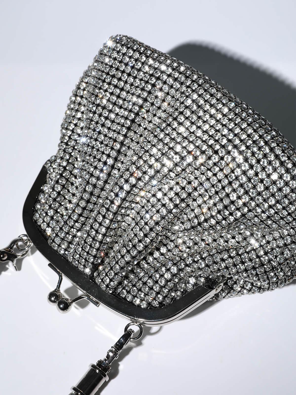 Mairead Shell Clutch In Silver-Mix MIx Style