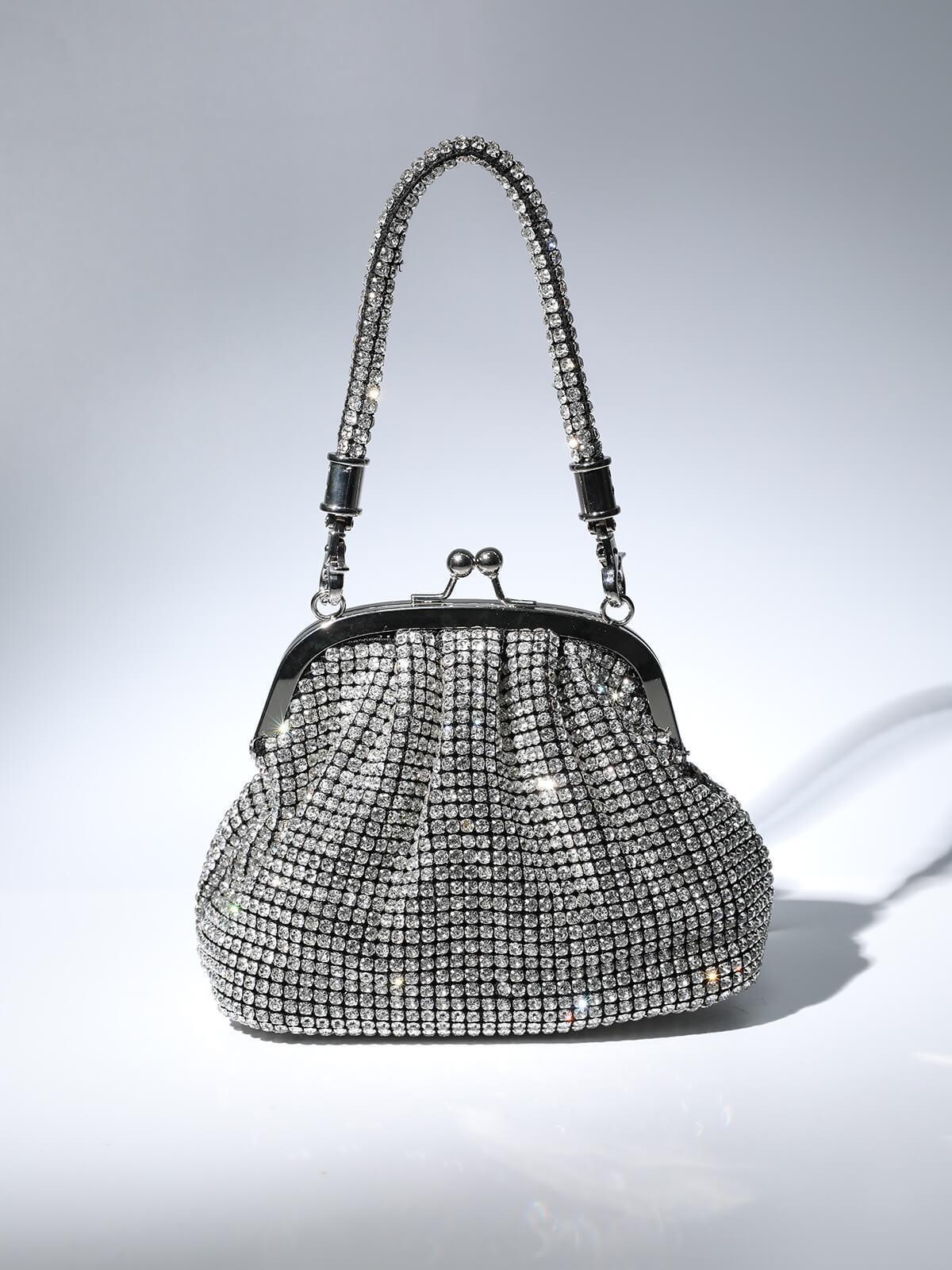 Mairead Shell Clutch In Silver-Mix MIx Style