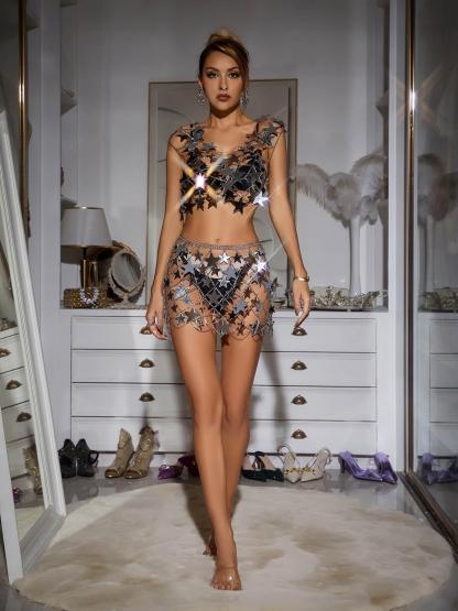 Marnie Star Chainmail Top-Mix MIx Style